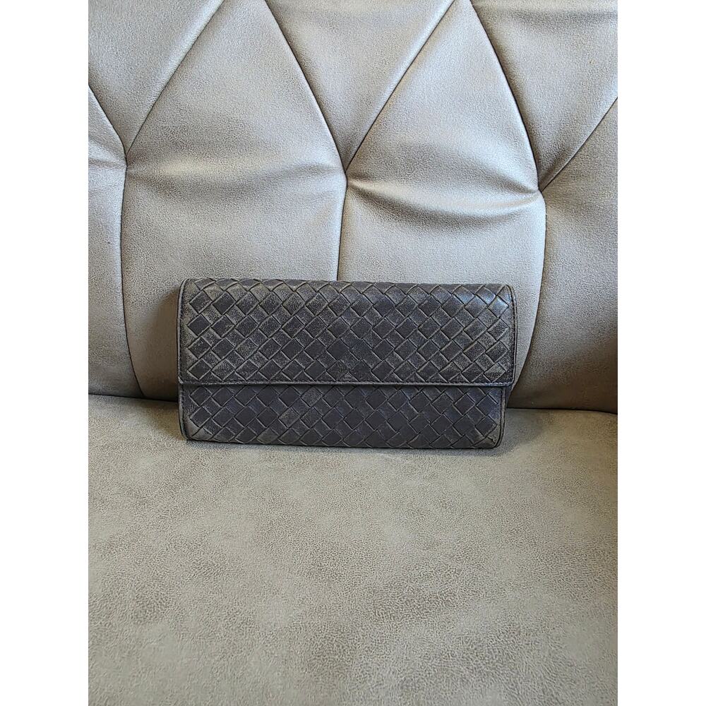 Bottega Veneta Intrecciato Leather Continental Wallet EUC